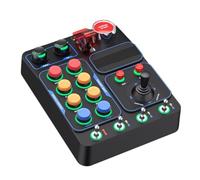 Immersive Racings Multiple Lighting & Multifunction Button ABS Simulators Control Box Small for Game