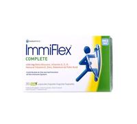 Immiflex Complete | Immune System Booster with 450 mg Beta Glucans | Vitamin D, Vitamin C, Vitamin E, Vitamin A, Zinc, Selenium and Folic Acid | 30 Veg. Capsules (1 Month Supply)