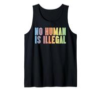 Immigrant No Human is Illegal Rights Support Men Women Kids Tank Top