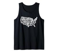 Immigrant Tshirt NO ONE is Illegal ON Stolen Land TEE Shirt Tank Top