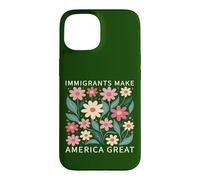 Immigrants Make America Great Wild Floral Flowers Boho Case for iPhone 15