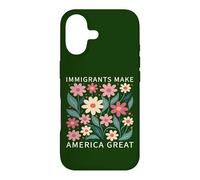 Immigrants Make America Great Wild Floral Flowers Boho Case for iPhone 17