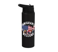 Immigrants Welcome | Celebrating Diversity in America Stainless Steel Insulated Water Bottle