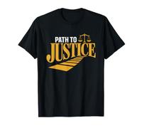 Immigration Attorney Path Justice Scales Flag Advocate T-Shirt