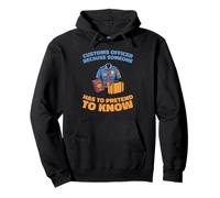 Immigration Control Border - Inspection Customs Officer Pullover Hoodie