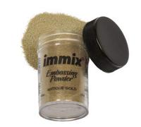 immix Embossing Powder Antique Gold Two Tone 15 Grams for Stamping, Lettering, and Add Dimension and Shine to Your Projects……
