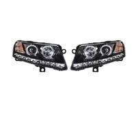IMMLSX Car Head Lamp For A6 S6 Headlamp 2005-2010 For A6L C6 Headlights Assembly Daytime Running Light Eagle Eye Headlights LED Car Light Car Headlight Assembly(Flowing version HID)