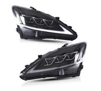 IMMLSX Front Auto Light Assembly For Lexus IS250 IS350 IS300 2007-2014 ISF Headlights W/Sequential Turn Signal(LHD,Clear)