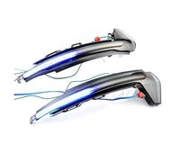 IMMLSX Mirror Indicator Light For A1 8X 2011-2017 2piece Car LED Dynamic Turn Signal Light Flowing Rearview Mirror Indicator Sequential Blinker Lamp(Blue-Yellow)