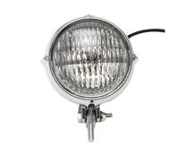 IMMLSX Motorcycle Headlamp Assembly FOR Bobber FOR Chopper Motorcycle Headlight Amber Light Lamp Silver Clear Motorcycle Headlight