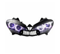 IMMLSX Motorcycle Headlamp Assembly FOR YZFR6 2003-2005 Motorcycle Demon Angel Eye HID Projector Headlight Headlamp Motorcycle Headlight