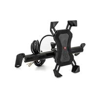 IMMLSX Motorcycle Navigation Bracket For SMY For JOYMAX Z 300 For CRUISYM 2017-2019 Motorcycle Accessories GPS/SMART PHONE Navigation GPS Plate Adapt Holder(CM-USB charging)