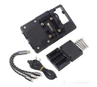 IMMLSX Motorcycle Navigation Bracket For Suzuki DL650 For V-Strom 650 2004-2011 DL1000 1000 2004-2013 Phone Holder Stand GPS Navigator Plate Bracket(A)