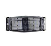 IMMLSX Side Marker LightsTurn Signal For Benz Truck Lights 1Pcs Amber White LED Scania Front Grille Frong Double Burner Ple Marker For DAF Man(1pc White)