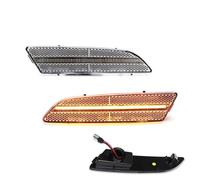 IMMLSX Side Marker LightsTurn Signal For Chrysler For Crossfire 2004-2008 4PCS LED Side Marker Light Bumper Front Amber ＆ Rear Turn Signal Lights(2pc Front Amber C)