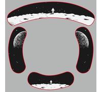 immoenuc Glass Mouse Skates for Logitech G PRO Wireless & G PRO 2 Lightspeed, Tempered Glass Mouse Feet Pads with 2.5D Curved Design, Smooth Durable Gaming Mouse Accessories