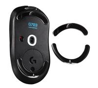 immoenuc Glass Mouse Skates for Logitech G703 / G603 / G403 Wireless Gaming Mouse Feet Pads Smooth Durable Game Mouse Accessories (Earth Pattern)