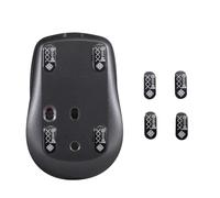 immoenuc Glass Mouse Skates for Logitech MX Anywhere 3S/3, Tempered Glass Mouse Feet Replacement with 2.5D Curved Edge, Smooth Durable Glide Pads for Gaming & Office (Printing Pattern)