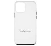 Immoral Illegal Fattening Funny Quote Case for iPhone 12 mini