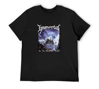 Immortal 'at The Heart of Winter' T-Shirt Graphic Unisex Tee Shirt Black XL