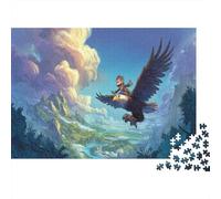 Immortal Boy on Eagle Puzzles 1000 Piece Challenge Toy Adults And Children Creative Puzzles Educational Challenge Home Decoration Gift 70x50cm/1000pcs