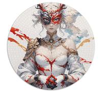 Immortal Heroes Fantasy 1000 Piece for Adults And Kids, Portrait-Puzzle Round Jigsaw Puzzles, Unique Challenging Stress Reliver Educational Toys for Toddlers 1000pcs (67.5x67.5cm)