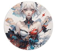 Immortal Heroes Fantasy 1000 Pieces for Kids, Portrait-Puzzle Round Puzzle, Fun Challenging & Brainteasing Stress Reliver Toys for Kids 1000pcs (67.5x67.5cm)