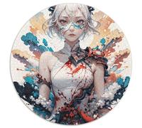 Immortal Heroes Fantasy 1000 Pieces for Kids, Portrait-Puzzle Round Puzzle, Unique Challenging Stress Reliver Toys for Kids 1000pcs (67.5x67.5cm)