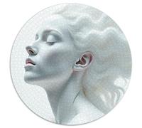 Immortal Heroes Fantasy 1000 Pieces Round Puzzles Portrait-Puzzle Creative Jigsaw Impossible Hard Difficult Challenging for Adults And Kids Unique Challenge Game 1000pcs (67.5x67.5cm)