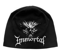 Immortal - Immortal Northern Chaos Logo Printed Black One Size Jersey Beanie