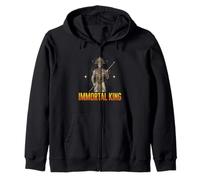 Immortal King Ancient Egyptian Ruler Design Zip Hoodie
