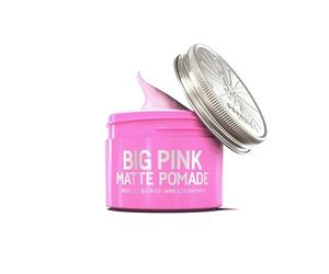 Immortal NYC Big Pink Matte Pomade 100 ml - Matte Modelling Pomade | Strong and Lasting Hold | Messy and Natural Style