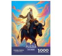 Immortal Ox Jigsaw Puzzles for Adults Gifts 1000 Piece Challenging Games Home Decors Brainteasing Animals Jigsaw Puzzle for Women Men Adult 38x26cm/1000pcs
