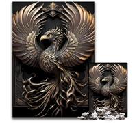 Immortal Phoenix God 1000 Piece Puzzle Difficult Puzzles for Adults Challenging Brain Teaser Relaxing Toy for Teenagers 1000 PCS(38x26cm)