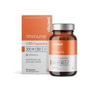 Immune CBD Capsules 300mg Elixinol Clear One Size