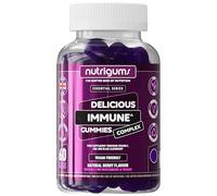 Immune Support Complex Gummy | Elderberry Extract 2000mg, Vitamin C and Zinc | Blueberry Flavour | 60 Vegan Gummies | Boost Immune System by NUTRIGUMS®