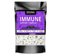 Immune System Support Supplement, Immunity Booster with Vitamin C, Liquorice Root, Maca, Kelp, Turmeric & Ginger Root | 60 Capsules
