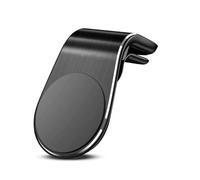 IMMUNOTRAX 【2024 Upgrade】 Magnetic Car Phone Holder Mount - 360° Rotatable L-Type Bracket with N28 Strong Magnet, Universal Phone Mount for All Smartphones,Hands-Free Dashboard (Black)