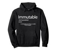 Immutable Definition Cant Be Changed Blockchain Immutability Pullover Hoodie
