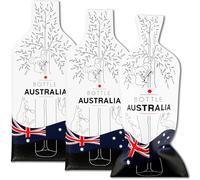 IMMY The Fox | Reusable Wine Bags for Travel | 3-Pack | Durable Triple-Layer Bottle Protector Sleeve | Leak-Proof & Impact-Resistant | Airplane & Cruise Luggage | Wine Lover Gifts