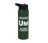 Imnotshurium Um The Element of Indecision Stainless Steel Insulated Water Bottle