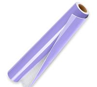 IModeur 7 Ft Purple Permanent Vinyl - 30.5 x 213.5 cm Glossy Purple Vinyl Self Adhesive Vinyl for DIY Craft, Vinyl with Grid for Cutting Machine, Silhouette Cameo, Birthday Party, Home Decoration