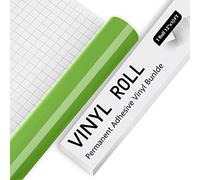 IModeur Glossy Apple Green Permanent Vinyl Roll - 30.5 x 305 cm Adhesive Vinyl Roll for Silhouette & Cameo, Mug, Cup, Window & Home Deco