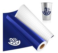 IModeur Glossy Dark Blue Permanent Vinyl Roll - 30.5 x 305 cm Adhesive Vinyl Roll for Silhouette & Cameo, Mug, Cup, Window & Home Deco