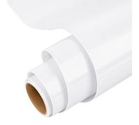 IModeur Glossy White Permanent Vinyl Roll - 30.5 x 153 cm Adhesive Vinyl for Mug, Cup, Window & Home Decor, and Other DIY Projects