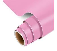 IModeur Matte Pink Permanent Vinyl Roll - 30.5 x 152.5 cm Self Adhesive Vinyl for Cup, Pink Vinyl for Birthday Gift, Party Ornaments, Home Decor
