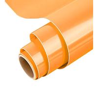 IModeur Orange Permanent Vinyl for Cricut, 12" x 5 Ft Permanent Vinyl Roll for Cricut, Silhouette & Cameo, Vinyl for Mug, Cup, Window & Home Decal, and other DIY projects