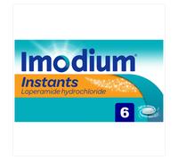 Imodium Instants Loperamide 2mg 6 Tablets 6 Tablets