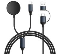 imodomio for Samsung Watch Charger USB C - 3.9FT 60W Compatible with Phone and Samsung Galaxy Watch Charger, 2 in 2 Wireless Chargers for Galaxy Watches 7/Ultra/6/6 Classic/5 Pro/5/4/3