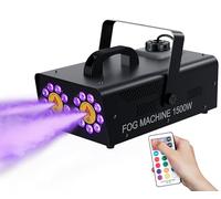 IMONE 1500W Dual Head Fog Machine | High Output Continuous Smoke Machine with 18 RGB LED Lights & Wireless Remote | Perfect for Parties, DJ, Halloween, Stage, Indoor/Outdoor Events